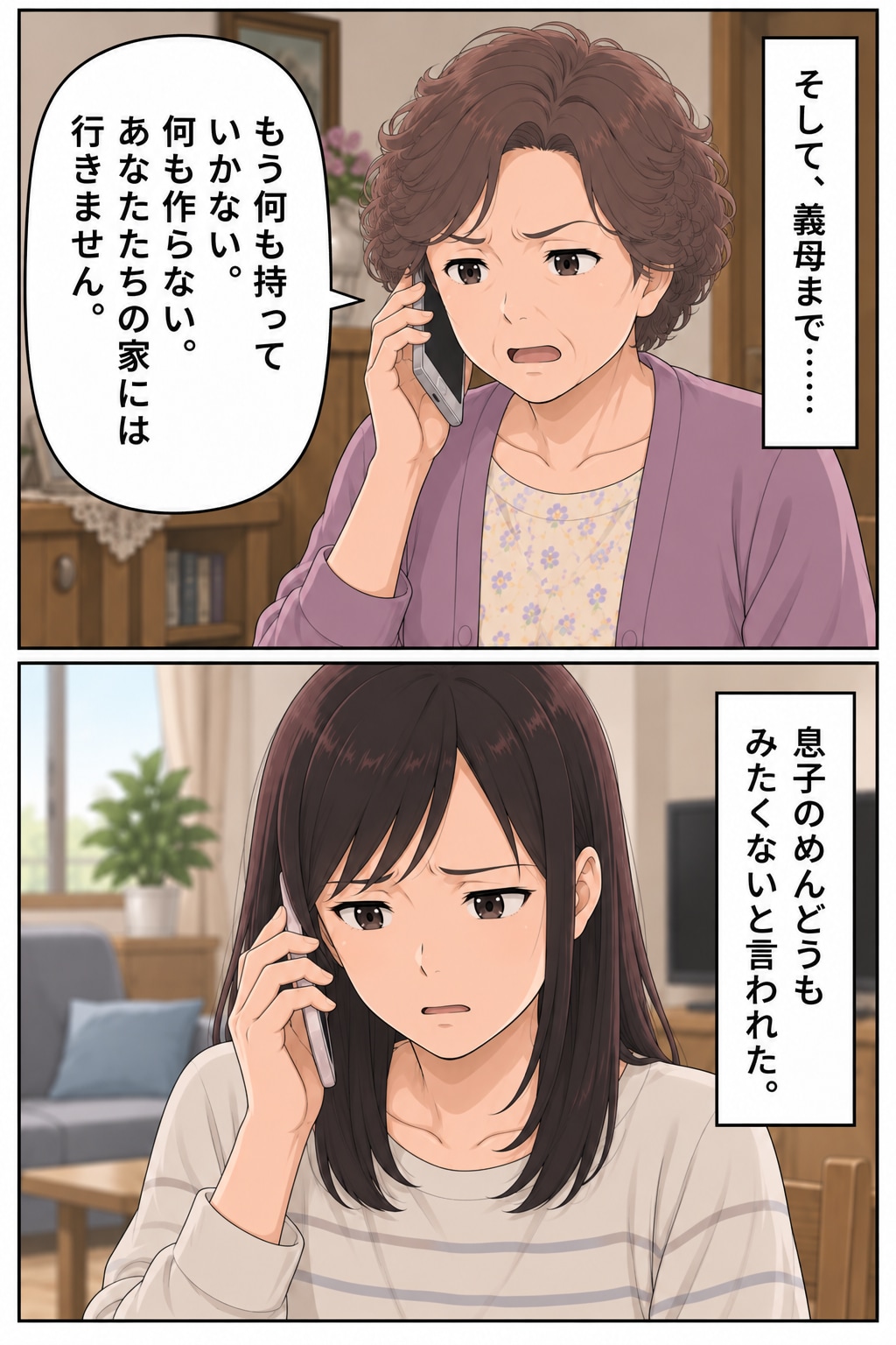 【マンガ】義母の手作りハンバーグに異物が!?「ウッとなってトイレに駆け込んだ」私を見て、息子まで…【後編】