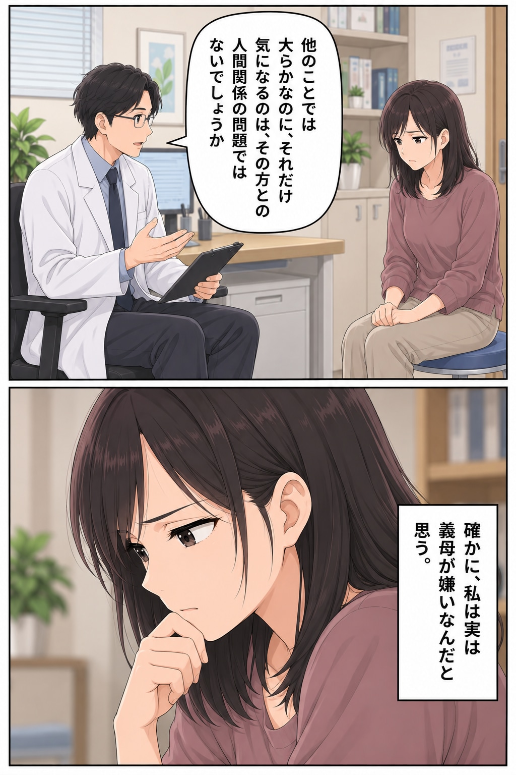 【マンガ】義母の手作りハンバーグに異物が!?「ウッとなってトイレに駆け込んだ」私を見て、息子まで…【後編】