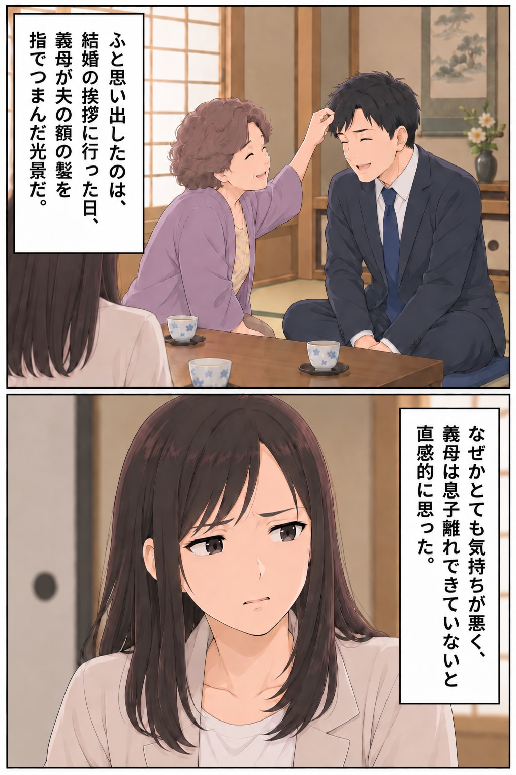 【マンガ】義母の手作りハンバーグに異物が!?「ウッとなってトイレに駆け込んだ」私を見て、息子まで…【後編】