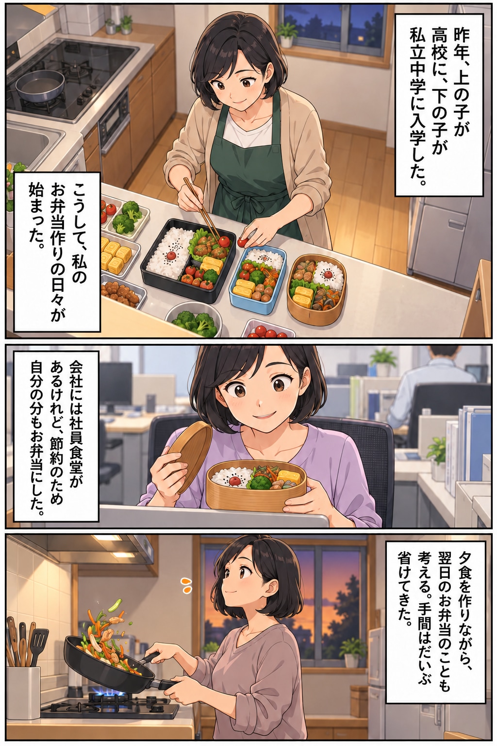 【漫画】妻の手作り弁当が暴いた夫の悪事!?異変を察知した妻が弁当に仕込んだイタズラで意外な展開が…【前編】