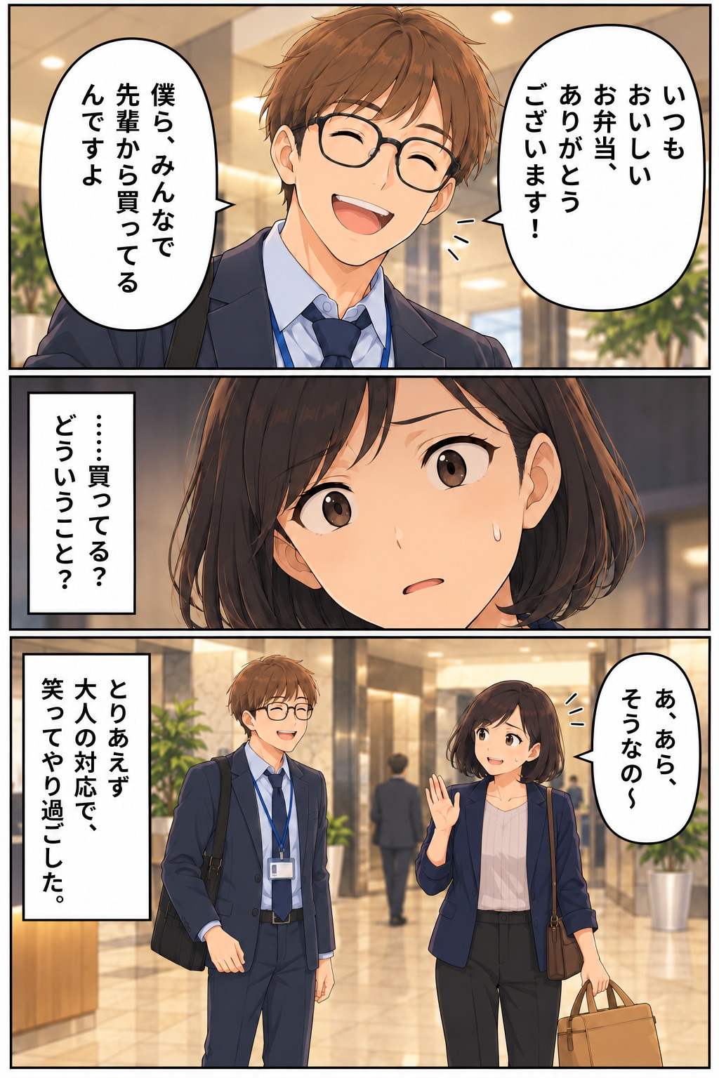 【漫画】妻の手作り弁当が暴いた夫の悪事!?異変を察知した妻が弁当に仕込んだイタズラで意外な展開が…【後編】