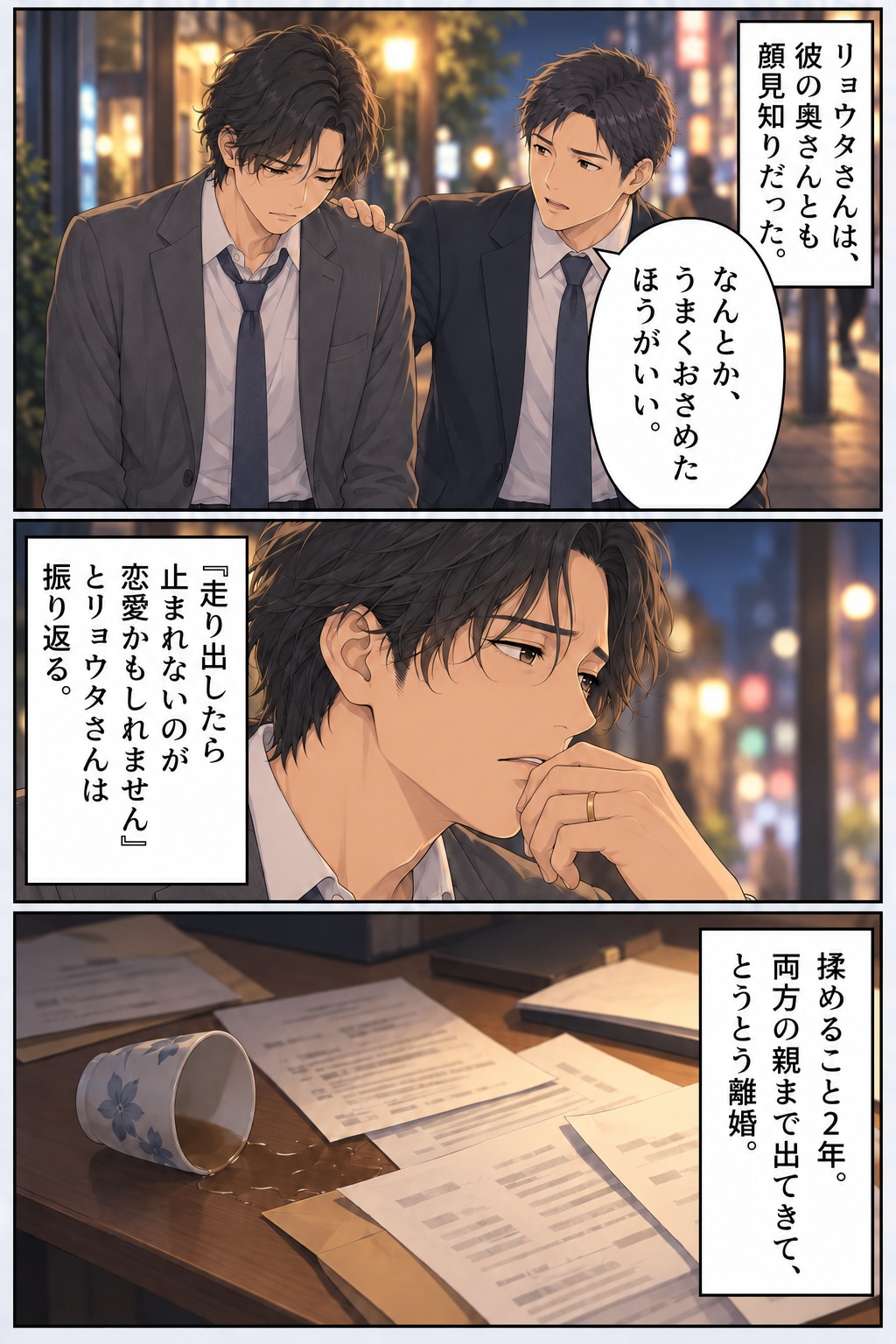 【マンガ】「結婚指輪をしている男の不倫率は高い」説は本当か？不倫ばかりしている30代女子の印象論【後編】
