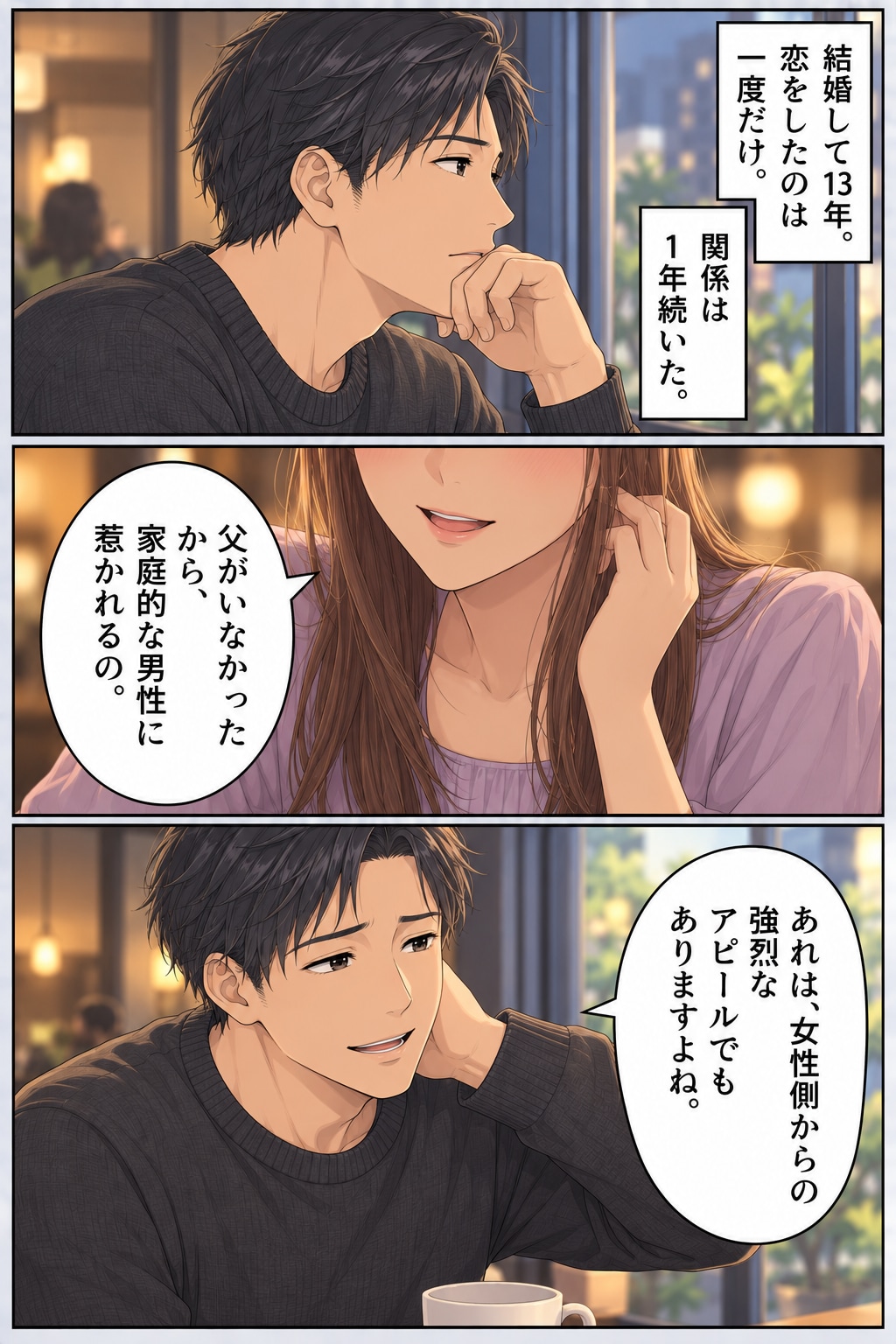 【マンガ】「結婚指輪をしている男の不倫率は高い」説は本当か？不倫ばかりしている30代女子の印象論【後編】