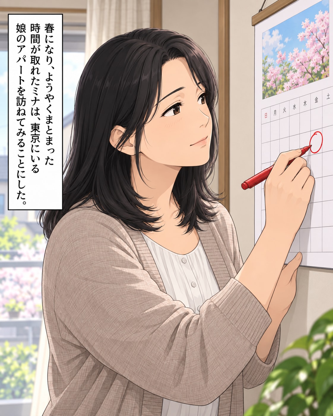 【漫画】「うわ……」合鍵で19歳娘のアパートにこっそり入った母。目撃した「衝撃の姿」とは【前編】