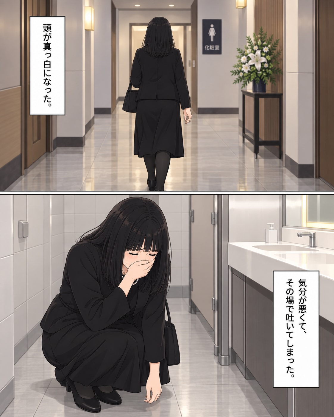 【漫画】夫の通夜に現れた女性の正体は…まじめな愛妻家が死後に遺した「まさか」の裏切り行為【後編】