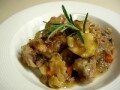 栗と鶏肉の煮込み料理