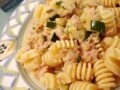 ツナとズッキーニのショートパスタ
