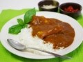 野菜ジュースで作る絶品チキンカレー