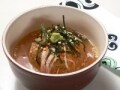 焼きおにぎりの野菜スープ茶漬け