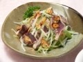 【夏向き酒の肴】 かつおのさしみサラダ