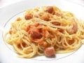 モッツァレラとフレッシュトマトのパスタ