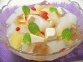 夏のヘルシーデザート　こんにゃくポンチ