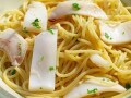 アオリイカのレモンパスタレシピ……ペペロンチーノ風