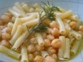 ひよこ豆のパスタ