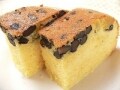 お釜で黒豆と栗の洋風カステラ