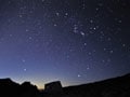 田舎の夜空のオールスター