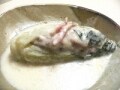 鍋で作る肉詰め青梗菜のクリーム煮