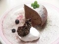 チョコレートケーキプレート