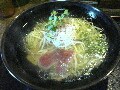鹿児島県串木野市の名物まぐろラーメン。　串木野のまぐろラーメン