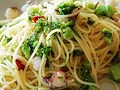 タコとブロッコリーのパスタ