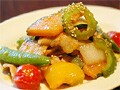 豚肉と夏野菜の味噌炒め