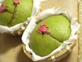 「抹茶と桜の蒸しケーキ」しっとりもちっ！