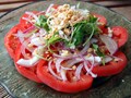 レシピ：トマトの香味サラダナンプラー風味
