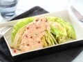 鮭缶ソースのキャベツステーキ