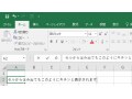 Excelのセルに文字を入力する方法