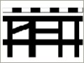 ワードでシンプルな地図を作る 2（線路の作成）