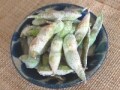 夏野菜おつまみ　焼き枝豆