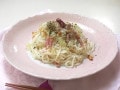 そうめんをパスタの代わりに！そうめんで作るペペロンチーノのレシピ