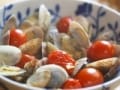 あさりとプチトマトの酒蒸し