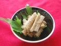 おせち料理の一品　たたきごぼう