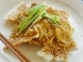 もやし鍋で作るピリ辛あんかけおこげ