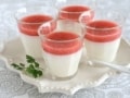 甘酒のデザートレシピ！簡単に作れるいちごソースの甘酒プリン