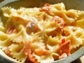 サーモンのパスタ　ウイスキー風味