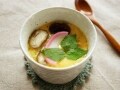 焼き鳥缶で作る、簡単茶碗蒸し