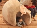 木製遊び場　赤ちゃん木育ひろば