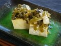 豆腐でボリュームおかず、豚肉と高菜のあんかけ温奴