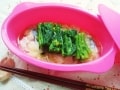 シリコンスチーマーで作る　さわらの塩ダレ蒸し