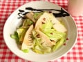 たけのこと春キャベツのペペロンチーノ風レシピ！人気料理を簡単に
