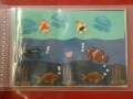 夏休みの自由研究の工作　透明シート絵日記