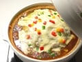 丸ごとロールキャベツのカレー鍋