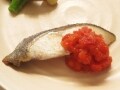 甘みと酸味が絶妙　たらのソテー りんごソースがけ