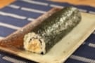 節分に　ごぼう天の恵方巻き