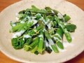 春野菜の蒸しもの　塩麹ヨーグルトソース
