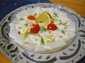 大根のカルパッチョ　ごまクリームソース