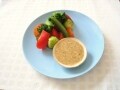 緑黄色野菜の温サラダ ゴマディップ添え