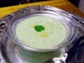 きゅうりとミントのヨーグルトスムージー　クミン風味